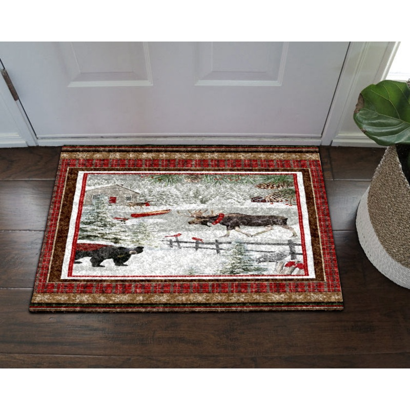 Animals Christmas HN16100010D Non-slip Door mats