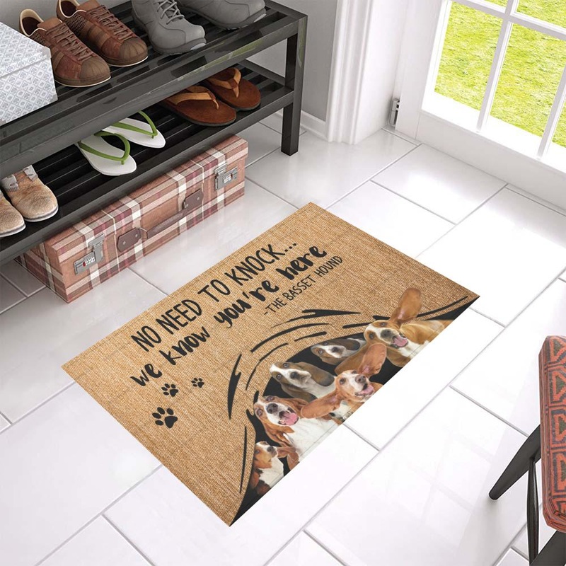 Basset Hound CL02110019MDD Non-slip Door mats