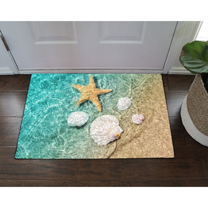 Beach Starfish CLH041004D Non-slip Door mats