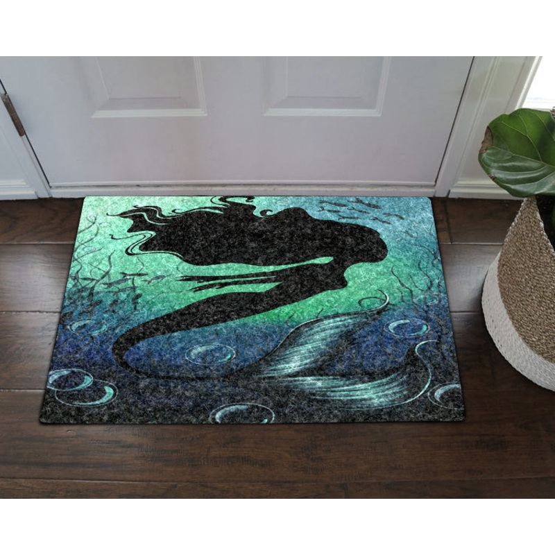 Mermaid In The Sea HN05100100D Non-slip Door mats