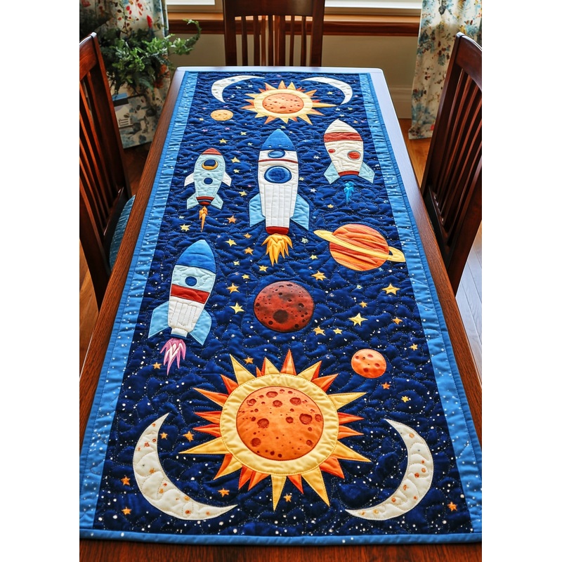 Rocket DAI301224289 Quilted Table Runner