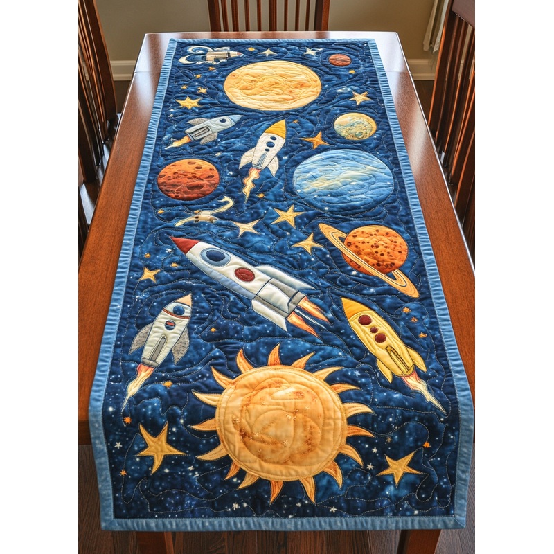 Rocket DAI301224290 Quilted Table Runner