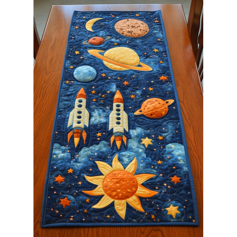 Rocket DAI301224291 Quilted Table Runner