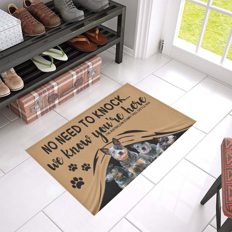 Australian Stumpy Tail Cattle Dog CL09100021MDD Non-slip Door mats