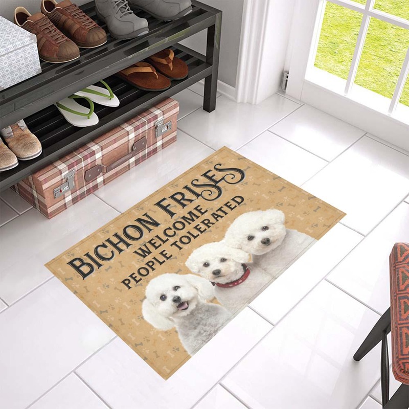 Bichon Frise CL02110044MDD Non-slip Door mats