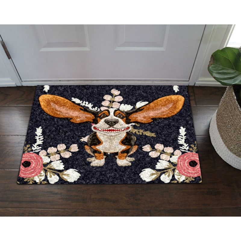 Dachshund HN190923D Non-slip Door mats