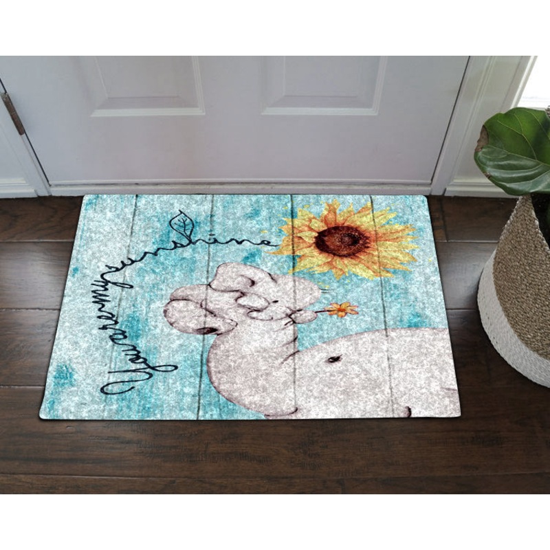 Elephant You Are My Sunshine CL18110324MDD Non-slip Door mats