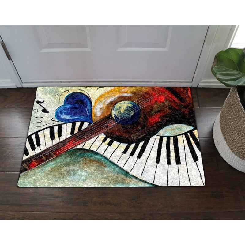 Guitar Piano DV15100057D Non-slip Door mats