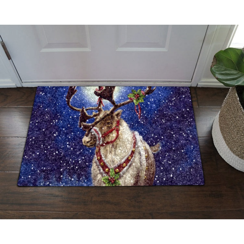 Moose Christmas HN250923D Non-slip Door mats