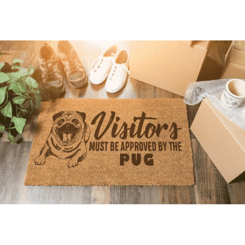 Pug By The Pug CLP0111117D Non-slip Door mats