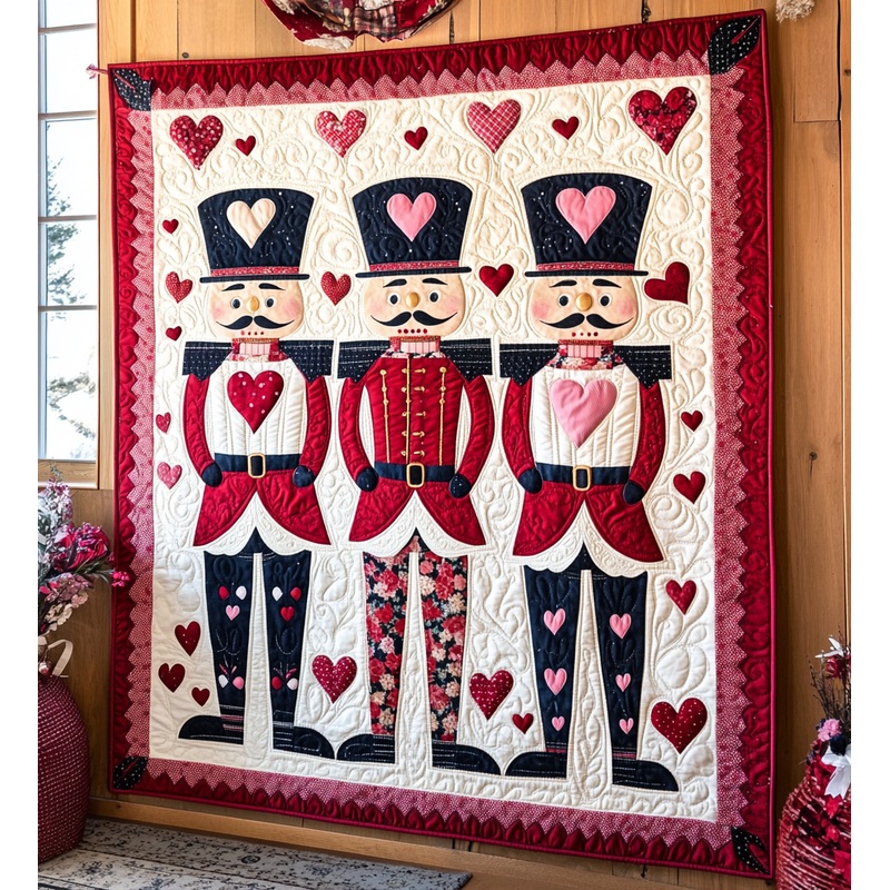 Valentine Nutcracker DAI090125127 Quilt Blanket