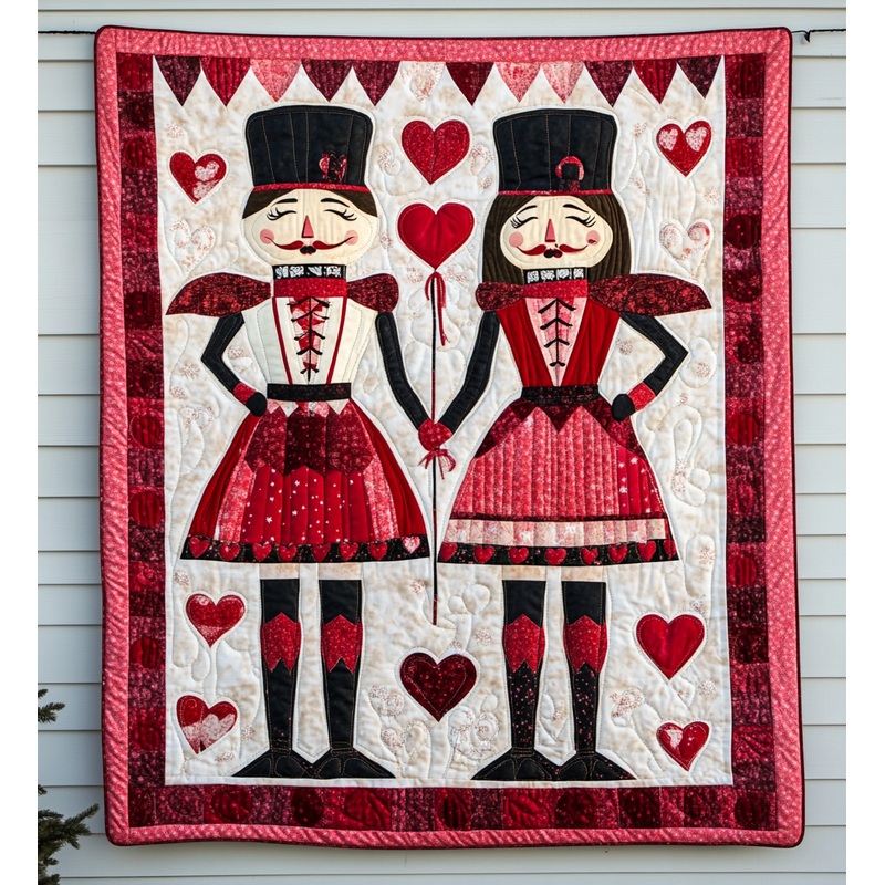 Valentine Nutcracker DAI090125131 Quilt Blanket