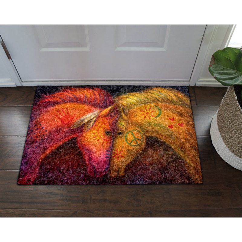 War Horse And Peace Horse DV0711005D Non-slip Door mats