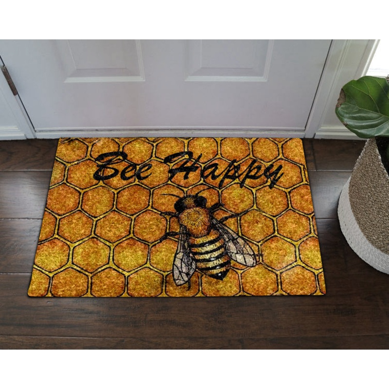 Bee Happy CLA1710119D Non-slip Door mats
