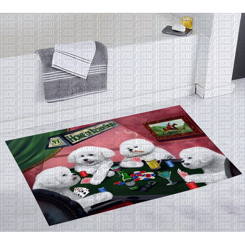 Bichon Frise CL20110390MDD Non-slip Door mats