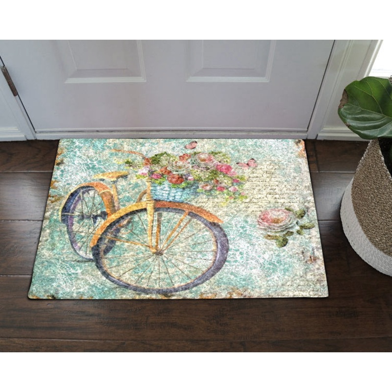 Bicycle Flower Bird DV25100019D Non-slip Door mats