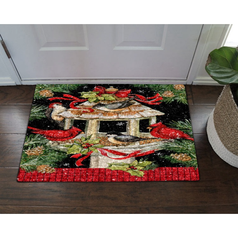Bird Christmas HN0411014D Non-slip Door mats