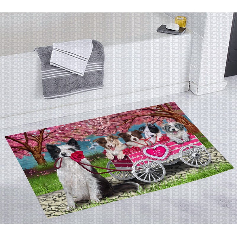 Border Collie CL20110486MDD Non-slip Door mats