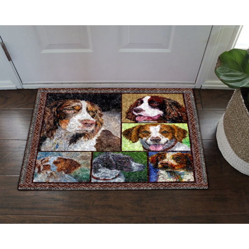 Brittany Dog CL31100109MDD Non-slip Door mats