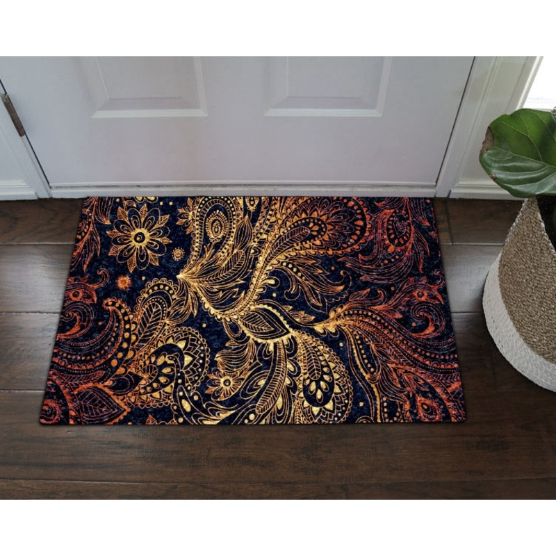Tribal Ethnic DV03100060D Non-slip Door mats