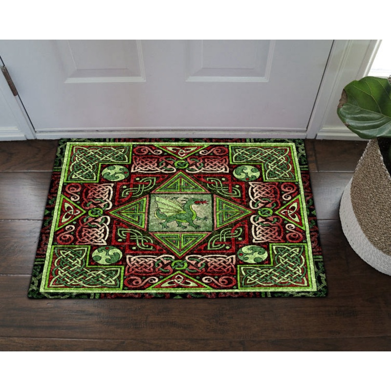 Celtic Dragon HN04100026D Non-slip Door mats