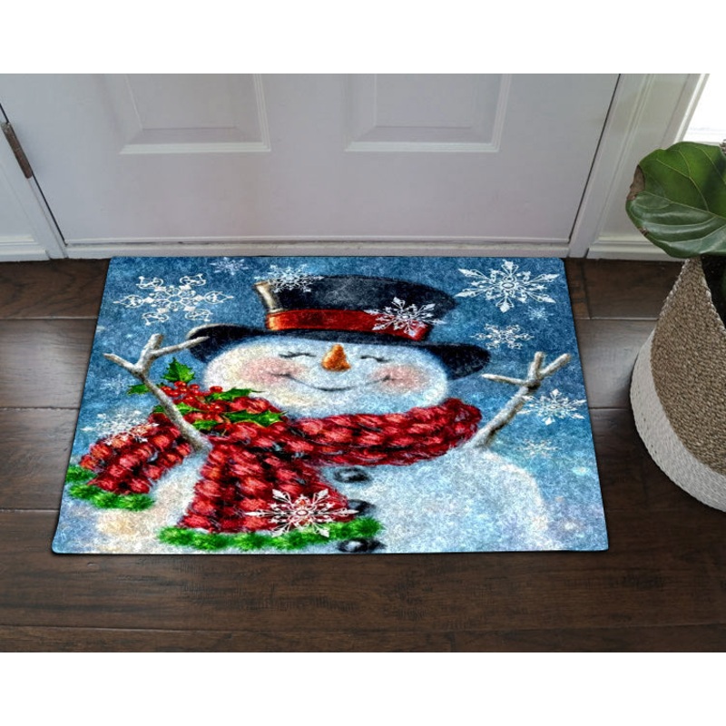 Christmas Snowman BT01110081D Non-slip Door mats