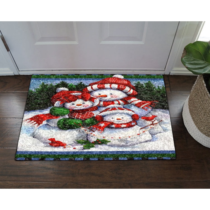 Christmas Snowman BT0611054D Non-slip Door mats