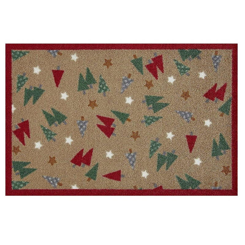 Christmas Trees CLT2011025R Non-slip Door mats