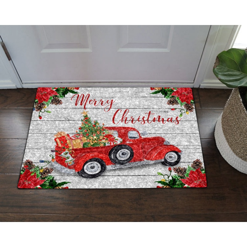 Christmas Truck NT16100082D Non-slip Door mats