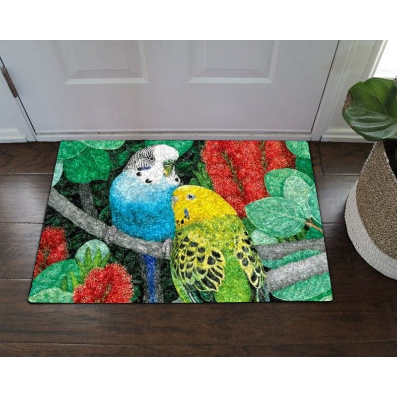 Colorful Parrot BL0811128D Non-slip Door mats