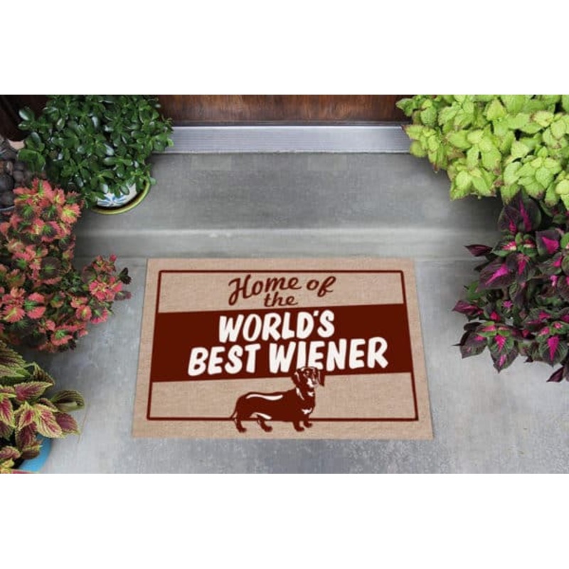 Dachshund Best Wiener CLP0111059D Non-slip Door mats