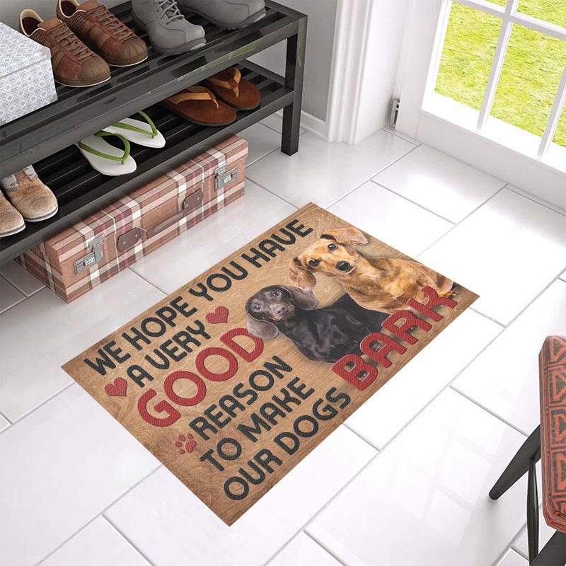 Dachshund CL02110143MDD Non-slip Door mats