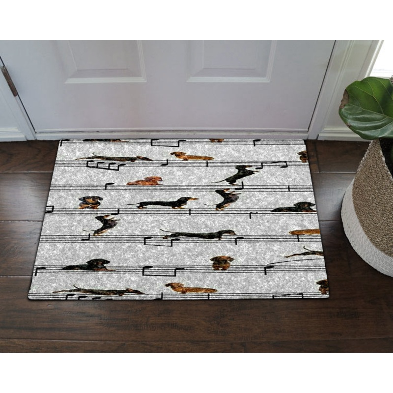 Dachshund HN160919D Non-slip Door mats
