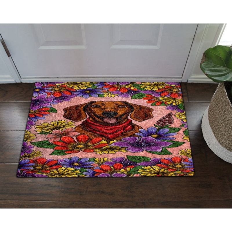 Dachshund HN190922D Non-slip Door mats