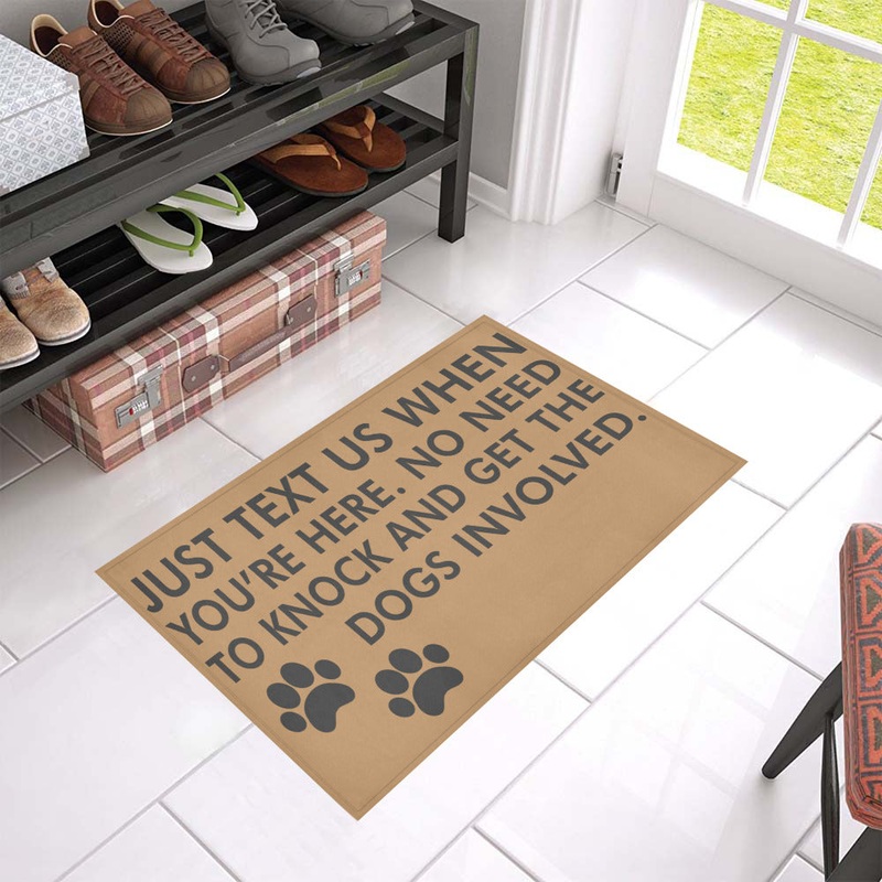 Dont Wake The Dogs Up CL09100074MDD Non-slip Door mats