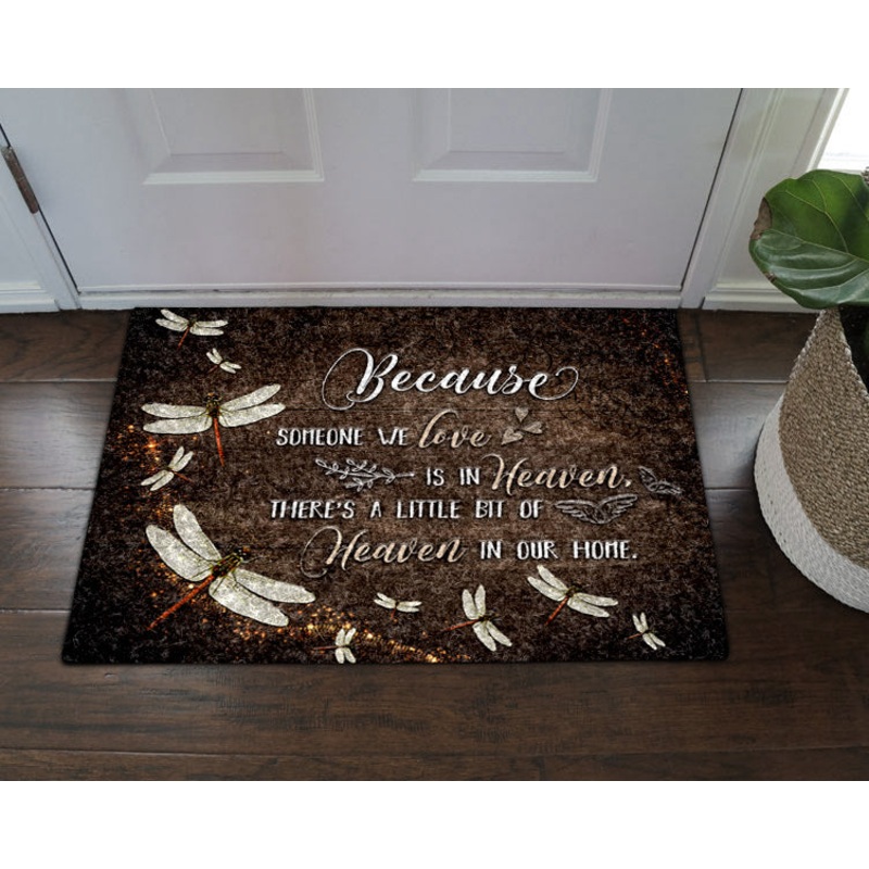 Dragonfly Heaven In Our Home CL16110111MDD Non-slip Door mats