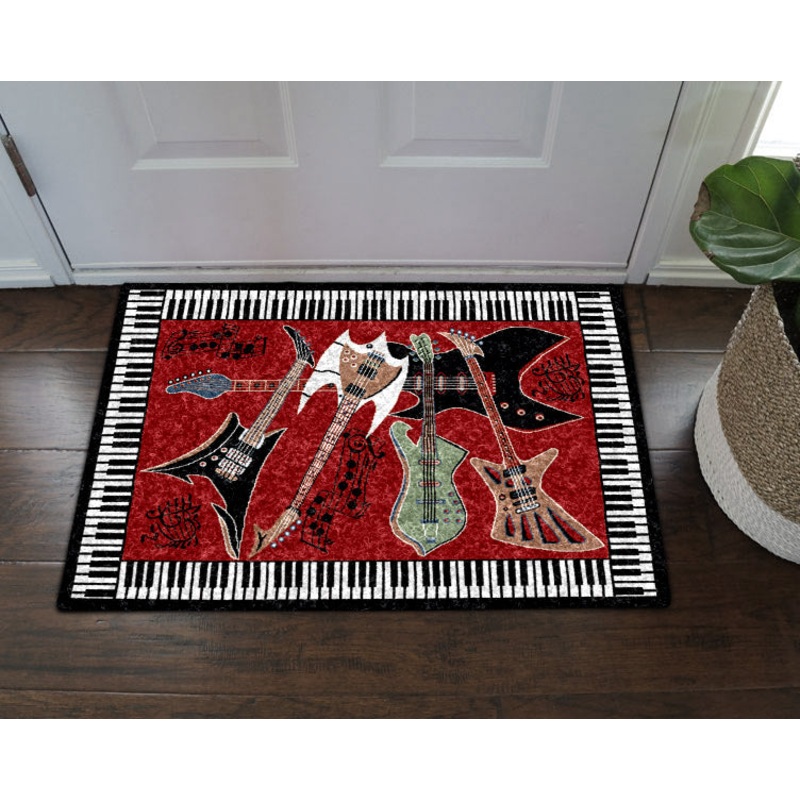 Electric Guitar Piano DN08100033D Non-slip Door mats