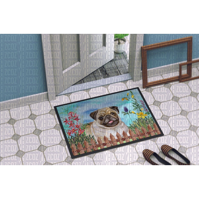 Fawn Pug Spring CL22110428MDD Non-slip Door mats
