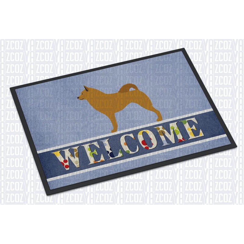 Finnish Spitz Welcome CL21110114MDD Non-slip Door mats