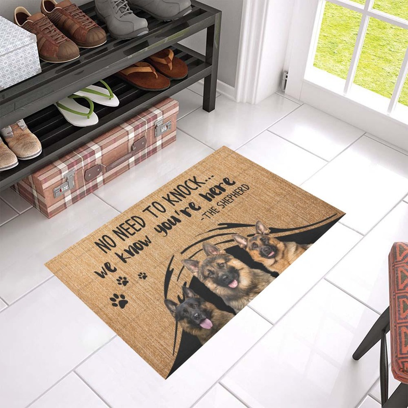 German Shepherd CL02110203MDD Non-slip Door mats