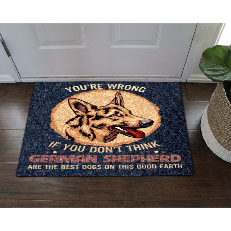 German Shepherd CL19100211MDD Non-slip Door mats