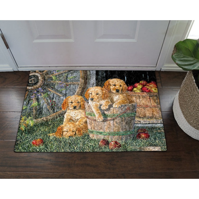 Golden Retriever ML01110112D Non-slip Door mats