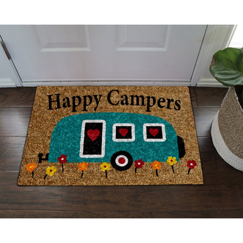 Happy Happy Camper CLA1710090D Non-slip Door mats