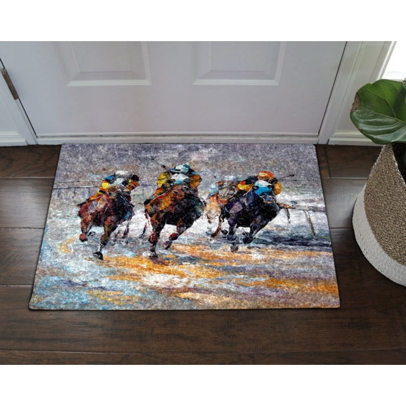 Horse Racing DV19100043D Non-slip Door mats