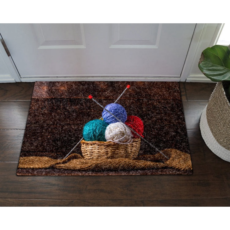 Knitting ML080925MDD Non-slip Door mats