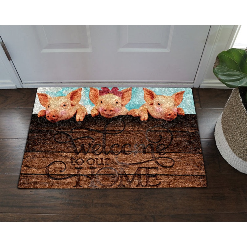 Lovely Pigs CL15110051MDD Non-slip Door mats