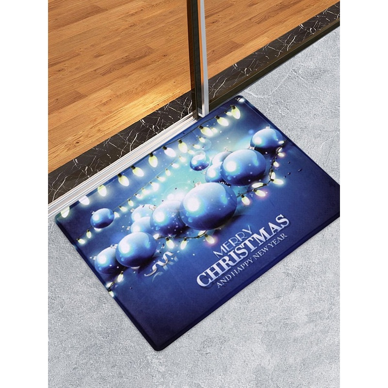 Merry Christmas Balls CLH071072D Non-slip Door mats