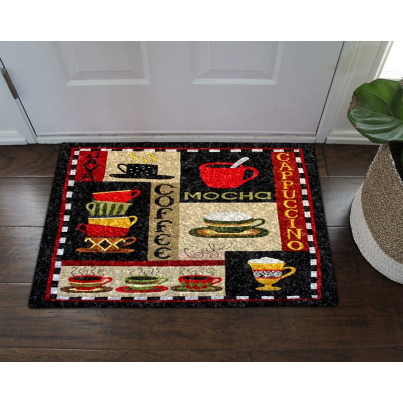 Mocha Coffee HN14100145D Non-slip Door mats
