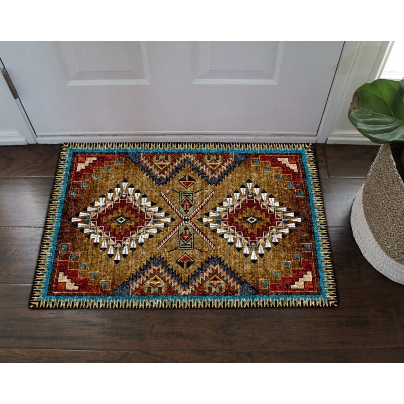 Native American HN23100108D Non-slip Door mats