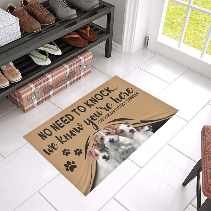 Parson Russell Terrier CL09100147MDD Non-slip Door mats